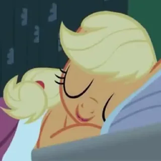 Стикер из набора "Applejack animated"