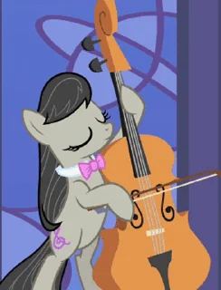 Sticker from the "DJ Pon-3 & Octavia Melody" sticker pack