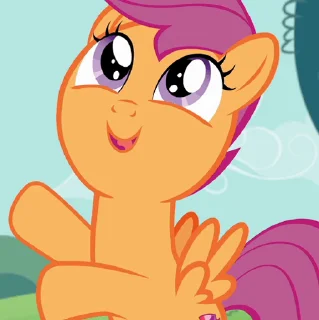 Стикер из набора "Scootaloo"