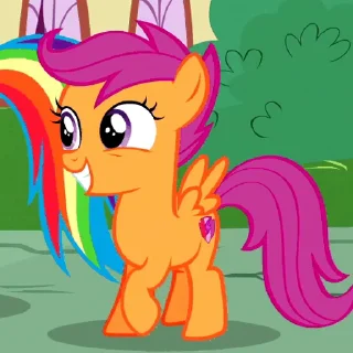 Стикер из набора "Scootaloo"