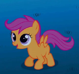 Стикер из набора "Scootaloo"