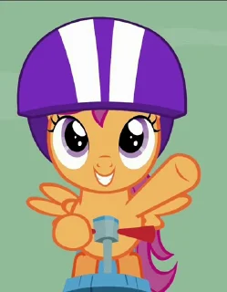 Стикер из набора "Scootaloo"