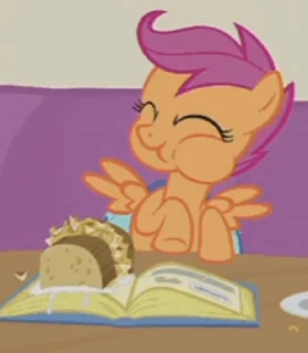 Стикер из набора "Scootaloo"