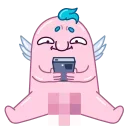 Sticker from the "Bad Cupid" sticker pack