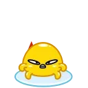 Sticker from the "egg" sticker pack