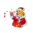 Sticker from the "Max - the Grinch's dog" sticker pack