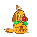 Sticker from the "Max - the Grinch's dog" sticker pack