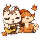 Telegram sticker pack "Осеннее настроение"