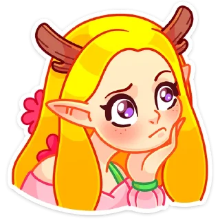 Telegram sticker pack "Элла"