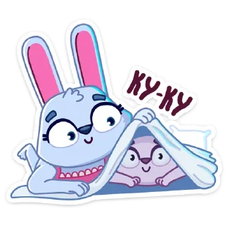 Telegram sticker pack "Мама Зайка"