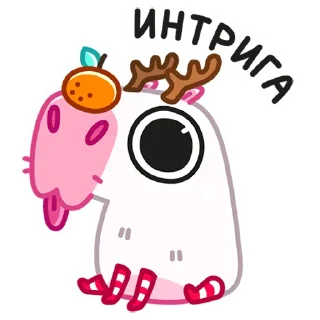 Telegram sticker pack "Снежная Пиби"