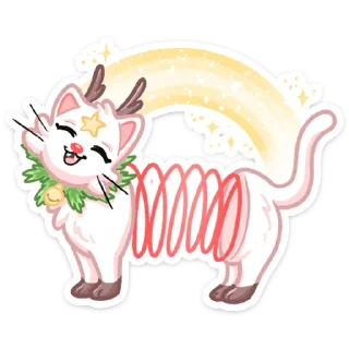 Telegram sticker pack "Новогодняя Котострофа"