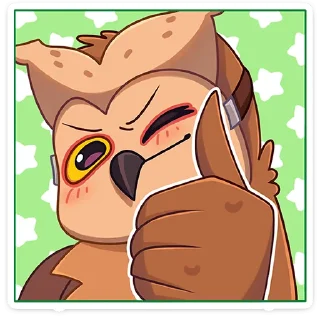 Telegram sticker pack "Совушка"