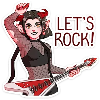 Telegram sticker pack "Асмодея и Деймония"