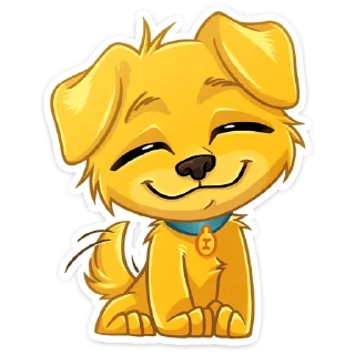 Telegram sticker pack "Голден"