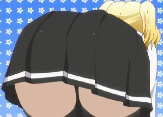 Sticker from the "Anime Butts" sticker pack