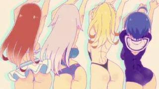 Sticker from the "Anime Butts" sticker pack