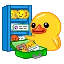 Sticker from the "Utya tg website" sticker pack