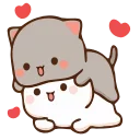 Sticker from the "cutiecatstickersff" sticker pack