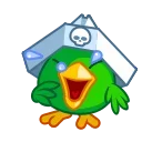 Sticker from the "Jack the Parrot" sticker pack