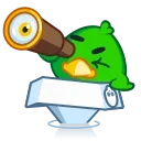 Sticker from the "Jack the Parrot" sticker pack