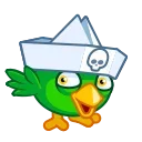 Sticker from the "Jack the Parrot" sticker pack