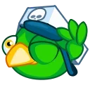 Sticker from the "Jack the Parrot" sticker pack