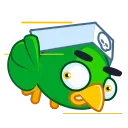 Sticker from the "Jack the Parrot" sticker pack