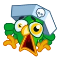 Sticker from the "Jack the Parrot" sticker pack