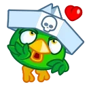 Sticker from the "Jack the Parrot" sticker pack