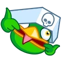 Sticker from the "Jack the Parrot" sticker pack