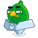 Sticker from the "Jack the Parrot" sticker pack