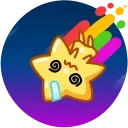 Sticker from the "Super Star" sticker pack