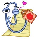 Стикер из набора "Clippy"