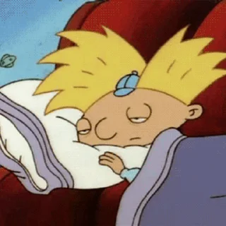 Sticker from the "Hey Arnold!" sticker pack