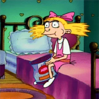 Sticker from the "Hey Arnold!" sticker pack