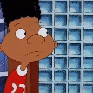 Sticker from the "Hey Arnold!" sticker pack