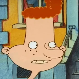 Sticker from the "Hey Arnold!" sticker pack