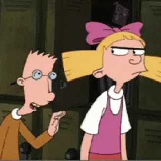 Стикер из набора "Hey Arnold!"