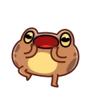 Sticker from the "Disgruntled Toad" sticker pack