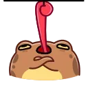 Sticker from the "Disgruntled Toad" sticker pack