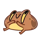 Sticker from the "Disgruntled Toad" sticker pack