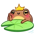 Sticker from the "Disgruntled Toad" sticker pack