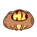 Sticker from the "Disgruntled Toad" sticker pack