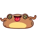 Sticker from the "Disgruntled Toad" sticker pack