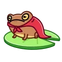 Sticker from the "Disgruntled Toad" sticker pack