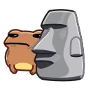 Sticker from the "Disgruntled Toad" sticker pack