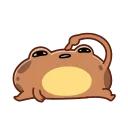 Sticker from the "Disgruntled Toad" sticker pack