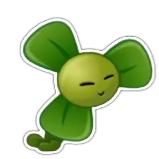 Sticker from the "Plants vs zombies" sticker pack