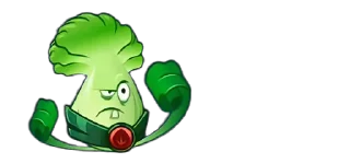 Sticker from the "Plants vs zombies" sticker pack